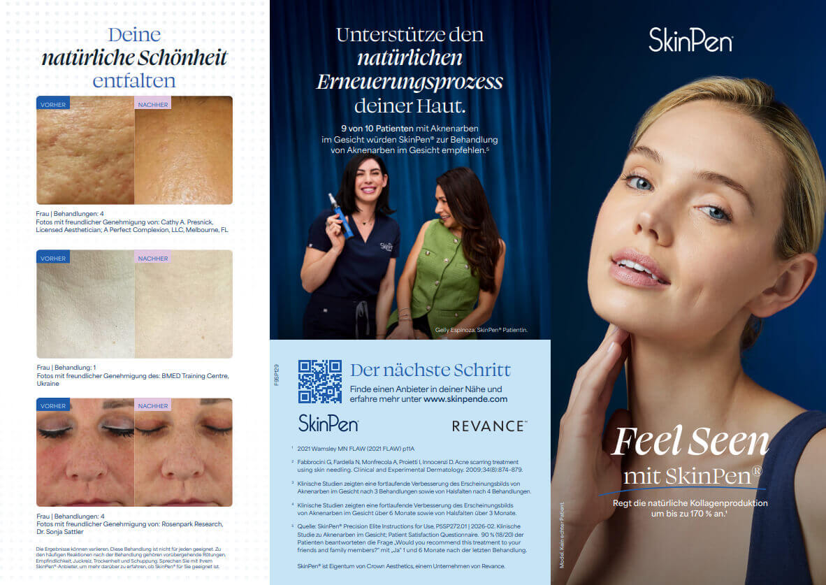 Cover der SkinPen Precision Elite Patientenbroschüre